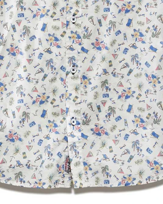 PENSACOLA BEACH PRINT SHIRT (FINAL SALE) 5 PENSACOLA BEACH PRINT SHIRT (FINAL SALE) - Image 5