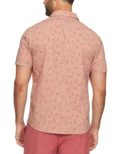 MOAB DESERT PRINT SHIRT (FINAL SALE) -Cheap Shirts Store SP23WS1104 MOAB SS VINTAGE WASH DESERT PRINT SHIRT WASHED RED 007