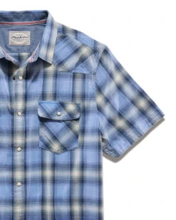 ELKRIDGE VINTAGE WASHED WESTERN SHIRT (FINAL SALE) 6 ELKRIDGE VINTAGE WASHED WESTERN SHIRT (FINAL SALE) -Cheap Shirts Store SP23WS1156 BLCHWT 0003