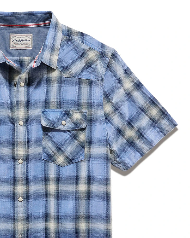 ELKRIDGE VINTAGE WASHED WESTERN SHIRT (FINAL SALE) 3 ELKRIDGE VINTAGE WASHED WESTERN SHIRT (FINAL SALE) - Image 3