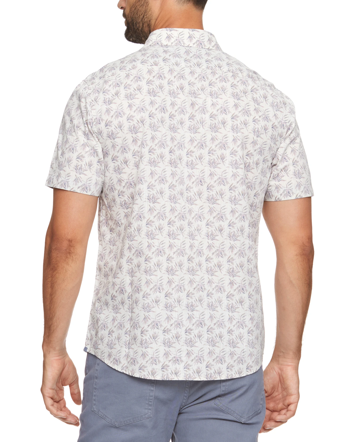 ENGLEWOOD LEAF PRINT VINTAGE WASHED WESTERN SHIRT (FINAL SALE) 3 ENGLEWOOD LEAF PRINT VINTAGE WASHED WESTERN SHIRT (FINAL SALE) - Image 3