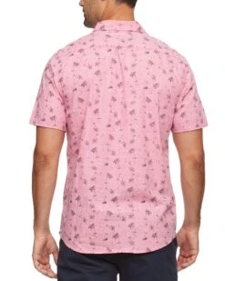 TECOPA PALM PRINT SHIRT (FINAL SALE) 7 TECOPA PALM PRINT SHIRT (FINAL SALE) -Cheap Shirts Store SP23WS1248 PINK COMBO 008