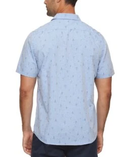 PRATTVILLE PALM PRINT SHIRT (FINAL SALE) 6 PRATTVILLE PALM PRINT SHIRT (FINAL SALE) -Cheap Shirts Store SP23WS1313 PRATTVILLE SS PALM TREE PRINT SHIRT LIGHT 007