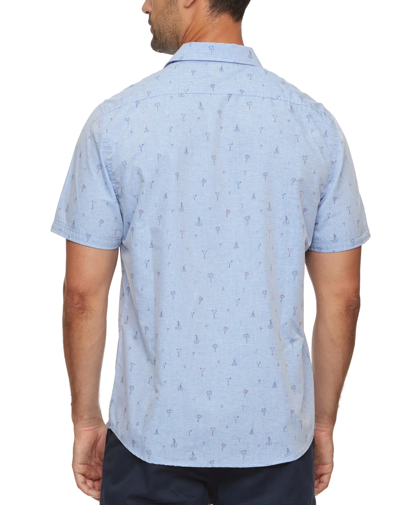 PRATTVILLE PALM PRINT SHIRT (FINAL SALE) 3 PRATTVILLE PALM PRINT SHIRT (FINAL SALE) - Image 3