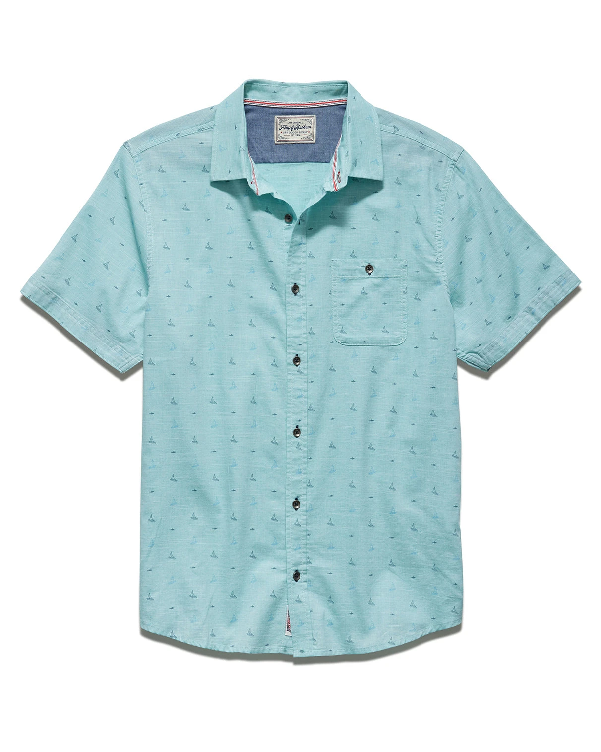 MURDOCK SAILBOAT PRINT SHIRT (FINAL SALE) 2 MURDOCK SAILBOAT PRINT SHIRT (FINAL SALE) - Image 2