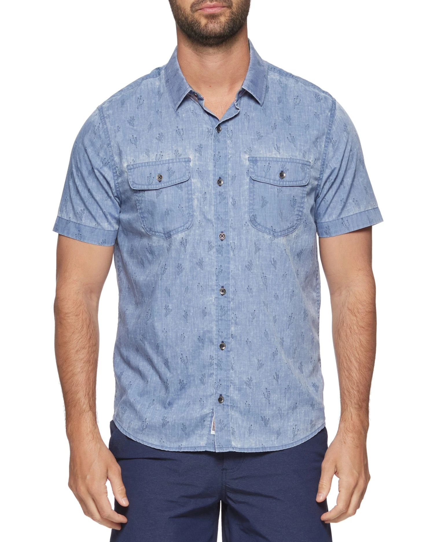 CARLSBAD CACTUS PRINT VINTAGE SOFT SHIRT (FINAL SALE) 4 CARLSBAD CACTUS PRINT VINTAGE SOFT SHIRT (FINAL SALE) - Image 4