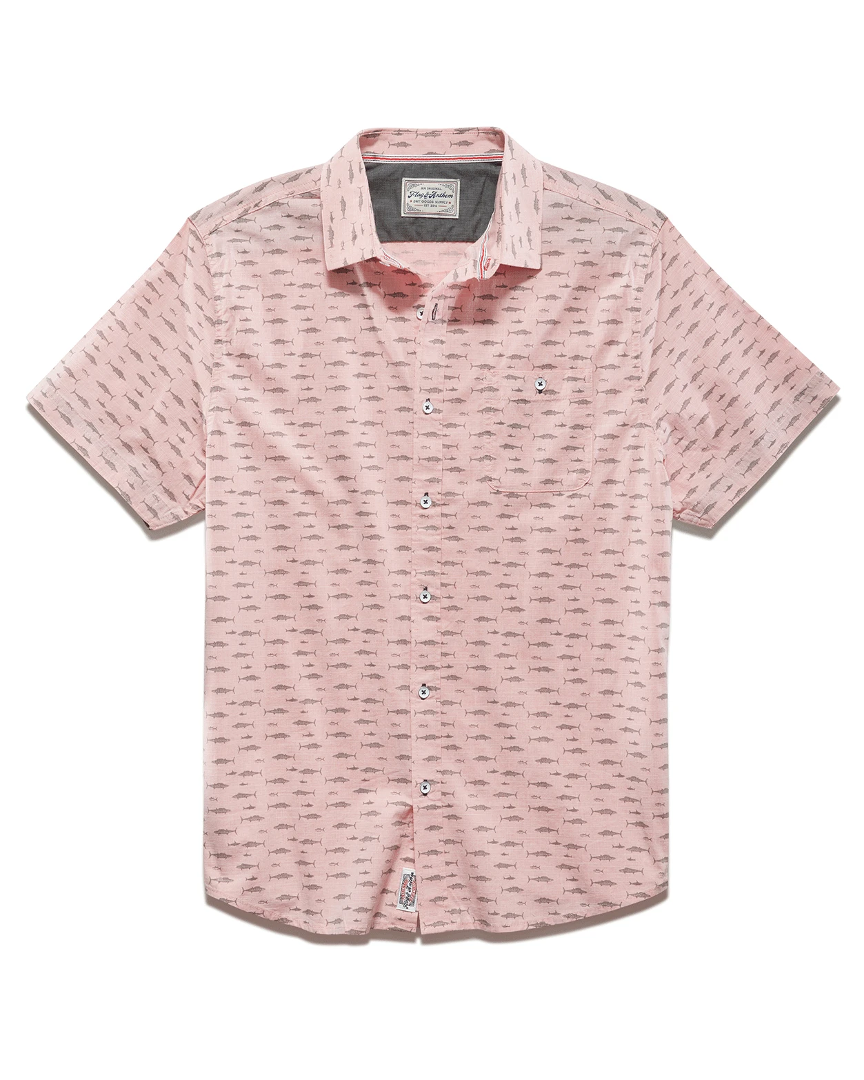 PHILLIPSBURG FISH PRINT STRETCH SHIRT (FINAL SALE) 2 PHILLIPSBURG FISH PRINT STRETCH SHIRT (FINAL SALE) - Image 2