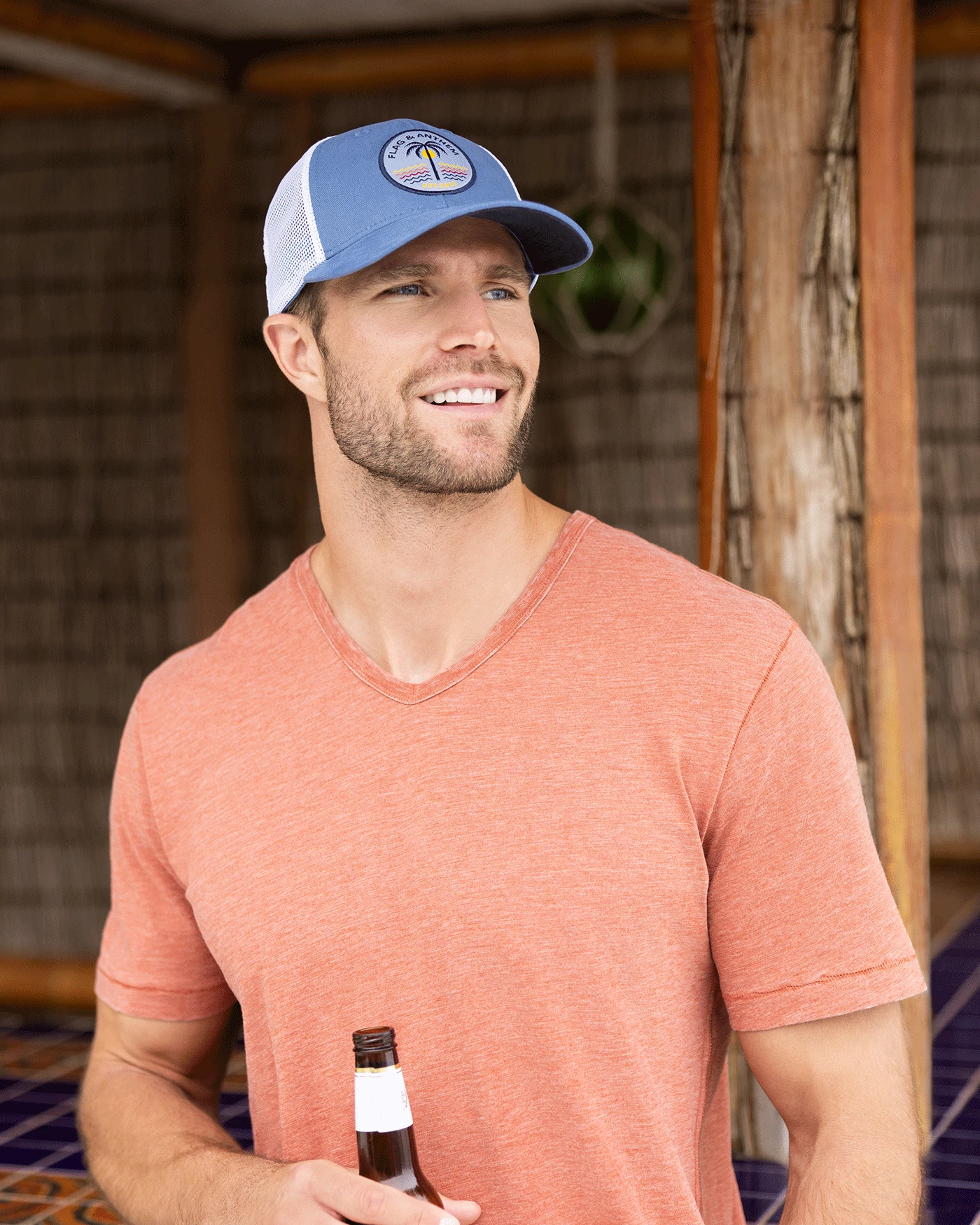 CHATHAM VINTAGE SOFT V-NECK TEE 2 CHATHAM VINTAGE SOFT V-NECK TEE - Image 2