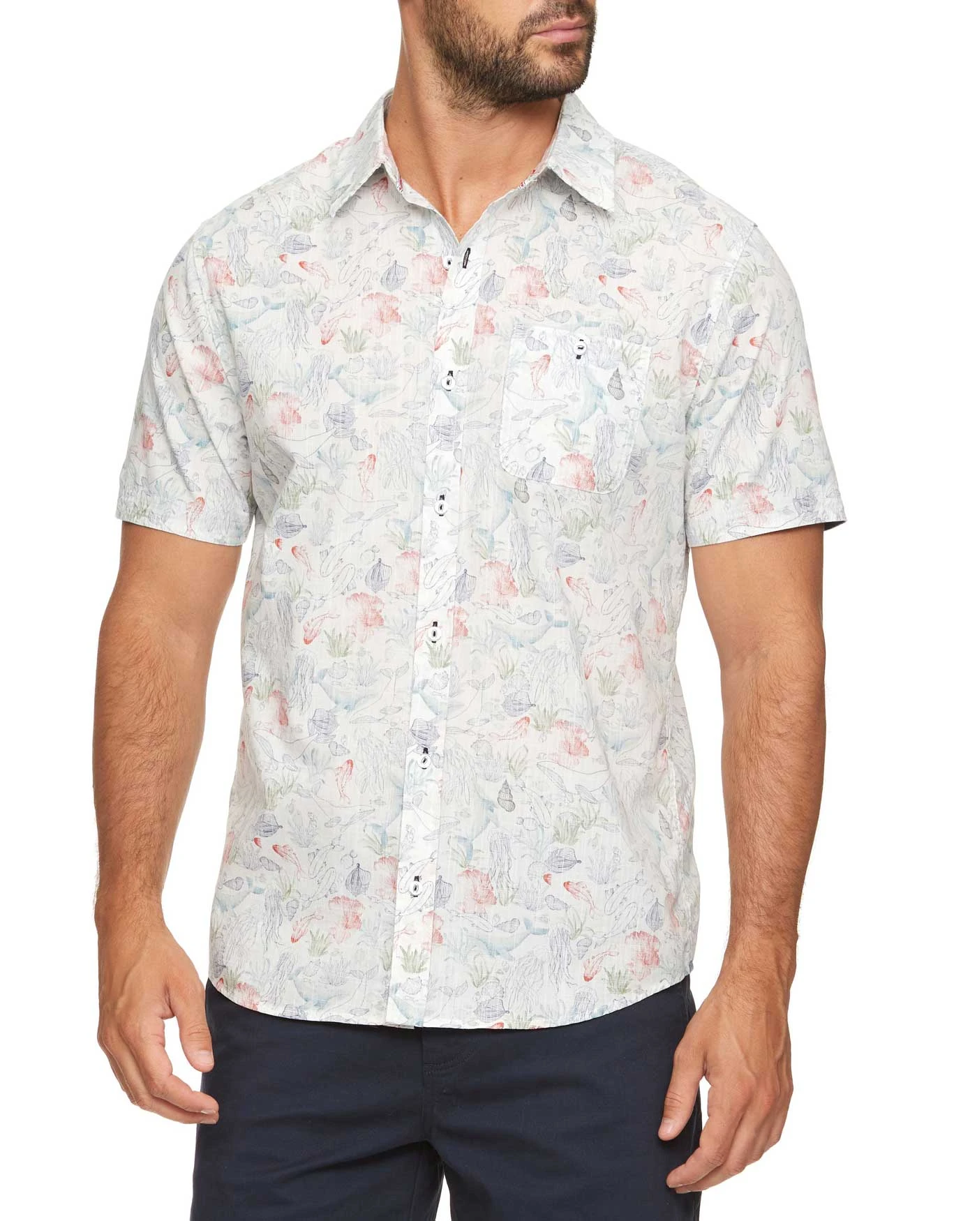 MIRAMAR UNDERWATER PRINT SHIRT (FINAL SALE) 1 MIRAMAR UNDERWATER PRINT SHIRT (FINAL SALE)