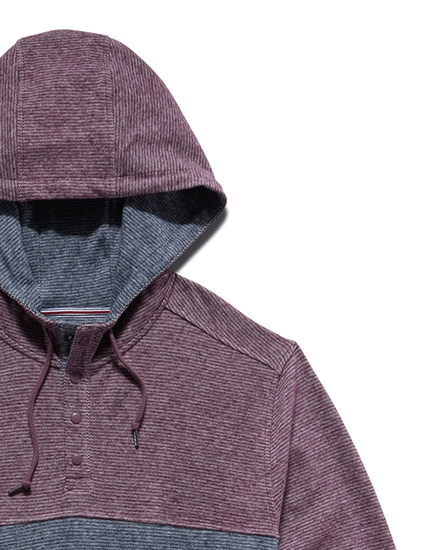 HIGHFILL SUPER-SOFT COLORBLOCK HOODED HENLEY 4 HIGHFILL SUPER-SOFT COLORBLOCK HOODED HENLEY - Image 4